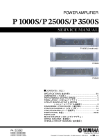 Yamaha P-2500-S - Service Manual